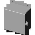 316 Stainless Steel Continuous Steel Junction Box Enclosure, NEMA 3R,4,4X,12,13&IP66, Sub-Panel Ordered Separately,6x6x4