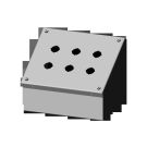 N12 PB Consolet - 6 PB x 22.5mm - Steel/Gray