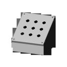 N12 PB Consolet - 9 PB x 22.5mm - Steel/Gray