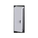 Industrial Modular System Single-Door Enclosures, NEMA 3R,12,13 & IP55, Carbon Steel, Gray, 70.87x23.62x18