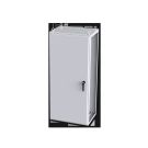 Industrial Modular System Single-Door Enclosures, NEMA 3R,12,13 & IP55, Carbon Steel, Gray, 70.87x31.5x22
