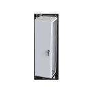 Industrial Modular System Single-Door Enclosures, NEMA 3R,12,13 & IP55, Carbon Steel, Gray, 78.74x23.62x22