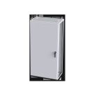 Industrial Modular System Single-Door Enclosures, NEMA 3R,12,13 & IP55, Carbon Steel, Gray, 78.74x39.37x22
