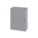 General Purpose NEMA Type 1 Indoor Single Door Enclosure, Carbon Steel, Gray, With Screwdriver Operated Latch, Back Plate Ordered Separately,10x10x4
