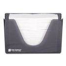 Countertop Folded Towel Dispenser For C-Fold and Multi-Fold Towels- Black Pearl Color - High Impact Plastic 11x 4-3/8 x 7