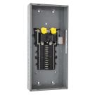 QO Loadcenter Main Breaker 125 Amp Single Phase 32 Space Plug On Neutral Nema 1 Indoor 240 Volt Main Breaker Loadcenter Box and Interior