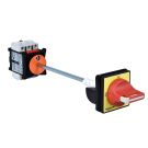 TeSys Vario Motor Disconnnect Switch - 63 A - 3P -Rear Mounting - Red/Yellow Handle - Four Hole