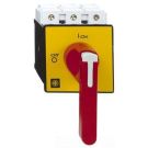 TeSys Vario Motor Disconnnect Switch - 125 A - 3P -Door Mount - Red/Yellow Handle - Four Hole