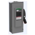 Safety Switch, Heavy Duty, Fusible, 100A, 4 Wire, 3 Poles, 1 Neutral, 100HP, 600VAC/DC, Type 3R, Bolt On Hub Provision, 22.10" H x 9.08" W x 7.02" D