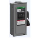 Safety Switch, Heavy Duty, Fusible, 30A, 4 Wire, 3 Poles, 1 Neutral, 7.5HP, 240VAC/250VDC, 3R, Bolt On Hub Provision, 14.84" H x 6.63" W x 5.05" D