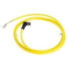 Schneider 1/2" Single Ended Cordset 2 Meter, 3 wire Right Angle Female