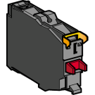 22MM 600VAC 10A/600VDC 2.5A 1NO-1NC Screw Clamp Terminal Silver Alloy Contact Block