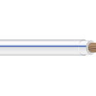 12 AWG stranded Copper SRML White w/ Blue Stripe 150 Deg C High Temperature Motor lead Wire , 500 ft Reel