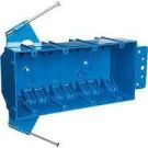 4 Gang 2-1/2 55 CU Inch PVC Electrical Switch Box