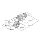 Metal Proximity Sensor - M18 - Sn5 mm - AC/DC - 7/8 mini - PTFE Coated - BI5-GT18-ADZ30X2-B1431/S34