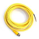 M12 Single Ended Cordset 4 Wire, 8 meter, Straight Female Weldlife Cable (RKC 4.4T-8/S1586)