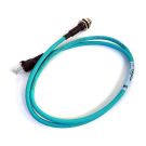 Ethernet Receptacle M12 Female Rear Mount 4 Pin with RJ45 Shielded Extension (RJ45 FKFDD 441-0.5M)