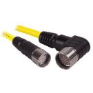 M23 Double Ended Cordset 1.5 meter Right Angle, 12 Pin, 11 wire (CSWM CKM 12-11-1.5/S90)