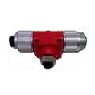 Powerfast Tee 1-3/8" 3 Pin Male to 1-3/8" 3 Pin Female and 7/8" mini Female Red Molded Plug Body (GSDA/GKDA/RKM 34/S1055)