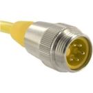7/8 Minifast Single Ended Cordset 3 Wire, 2 Meter, Straight Male (RSM 30-2M)