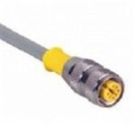 M12 Single Ended Cordset 4 Wire, 4 meter, Straight Female Blue Cable (RK 4.41T-4)