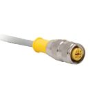 M12 Single Ended Cordset 4 Wire, 2 meter, Straight Female Blue Cable (RK 4.41T-2)