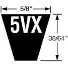V-Belt 112 Inch Outside Length, 5V Cross Section