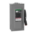 Safety Switch, Heavy Duty, Fused, Viewing Window, Type 3r, 600v, 60a, 3 Pole, Ground Lugs