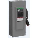 100 Amp 600 Volt 3 Pole Fusible NEMA 1 Safety Switch Disconnect Heavy Duty, 21.84" H x 8.91" W x 7.04" D
