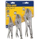 3-piece Alloy Steel Locking Plier Set