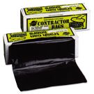 Trash Liner 55 Gal High Density Heavy Duty 36"x 56" Black 3 Mil 30/case