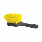 Short Handle Utility Scrub Brush, 8 in L Block, 2 in Polypropylene Trim