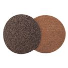 Hook and Loop Non-Woven Surface Conditioning Disc, 7 in Dia, Brown
