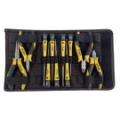 11 Piece Electrostatic Sissipative Safe PicoFinish Precision Screwdriver and Pliers Set with Heavy Duty Velcro Pouch
