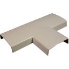 6" x 4-1/8" White Non-Metallic Raceway Tee