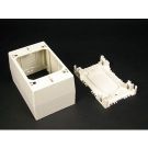 4-3/4" x 3" x 2-3/4" Ivory Non-Metallic 1 -Gang Raceway Extra Deep Device Box