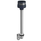 XVU Fixing Plate Black with 210-385 mm Aluminum Adjustable pole (For DC Base Units Only)