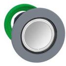 Head For Illuminated Push Button, Harmony XB5, Grey Bezel, White Flush Mounted, 30MM, Universal Led, Push-push, Unmarked